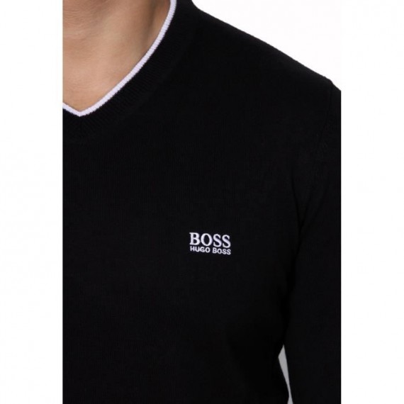 Pull Hugo Boss Green Label col V NOIR 50272720-10163481-01-001
